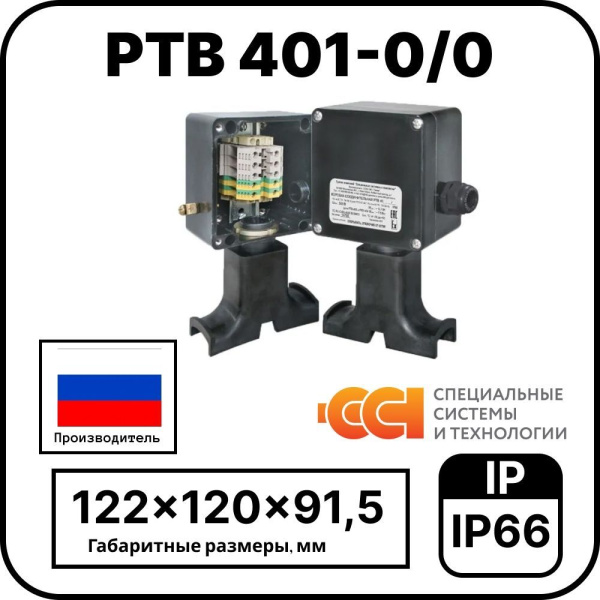 Коробка соединительная РТВ 401-0/0