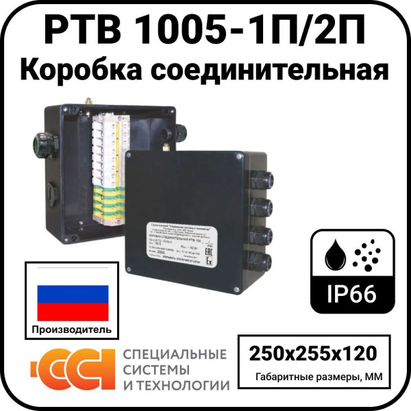 Коробка соединительная РТВ 1005-1П/2П